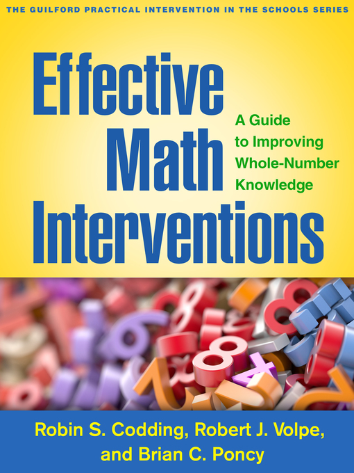 Title details for Effective Math Interventions by Robin S. Codding - Wait list